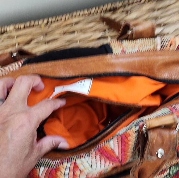 Ixchel triangle huipil diaper bag - Picture 8 of 16